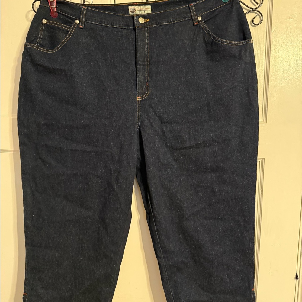 Faded Glory Women's Deep Indigo Straight Leg Jeans